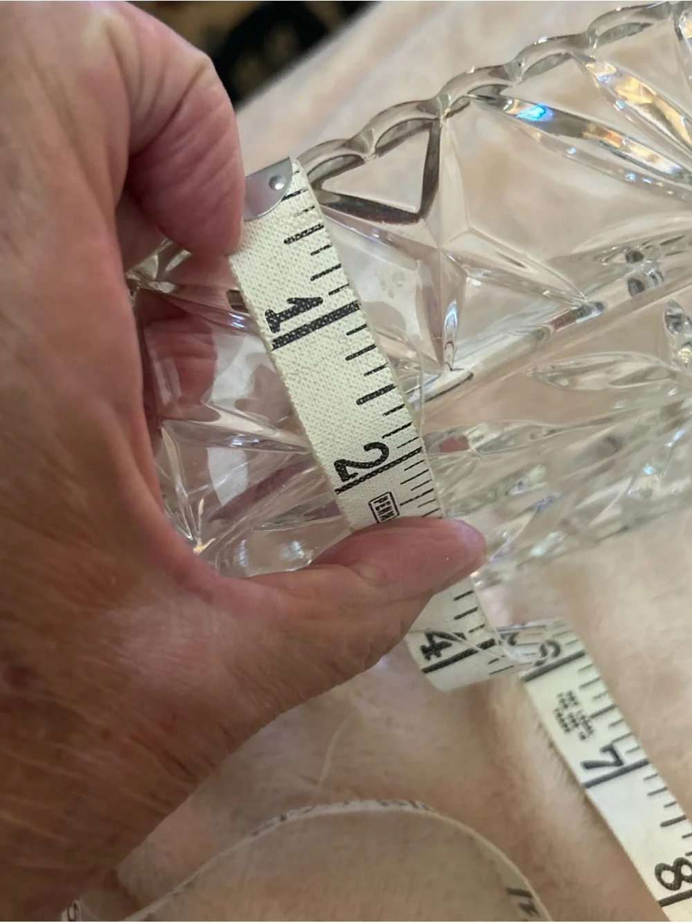 Clear Cut Glass Serveware Dish - Elegant Crystal relish, celery, candy dish